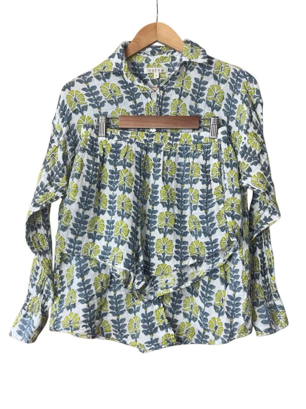 Marea grace gauzy cotton floral pajama set small medium
